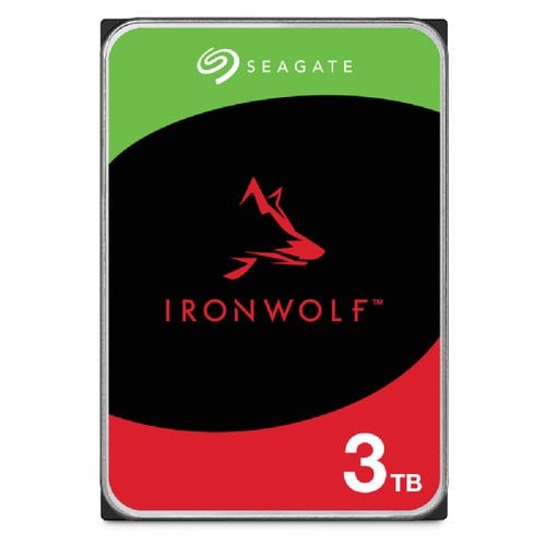 Seagate IRONWOLF 3TB NAS 3.5IN 6GB/S - Disque dur externe Seagate - 0