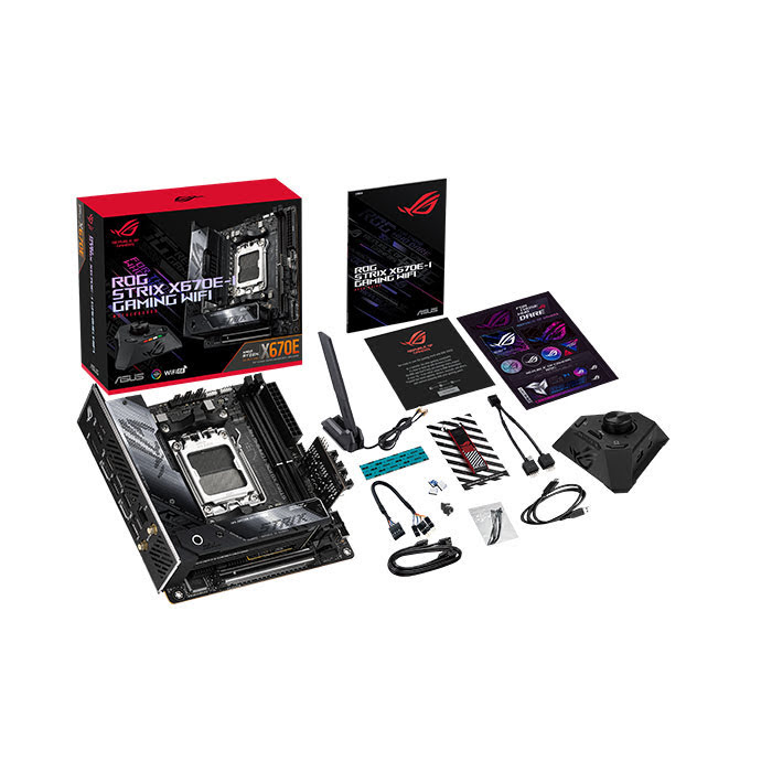 Asus ROG STRIX X670E-I GAMING WIFI Mini-ITX  - Carte mère Asus - 1