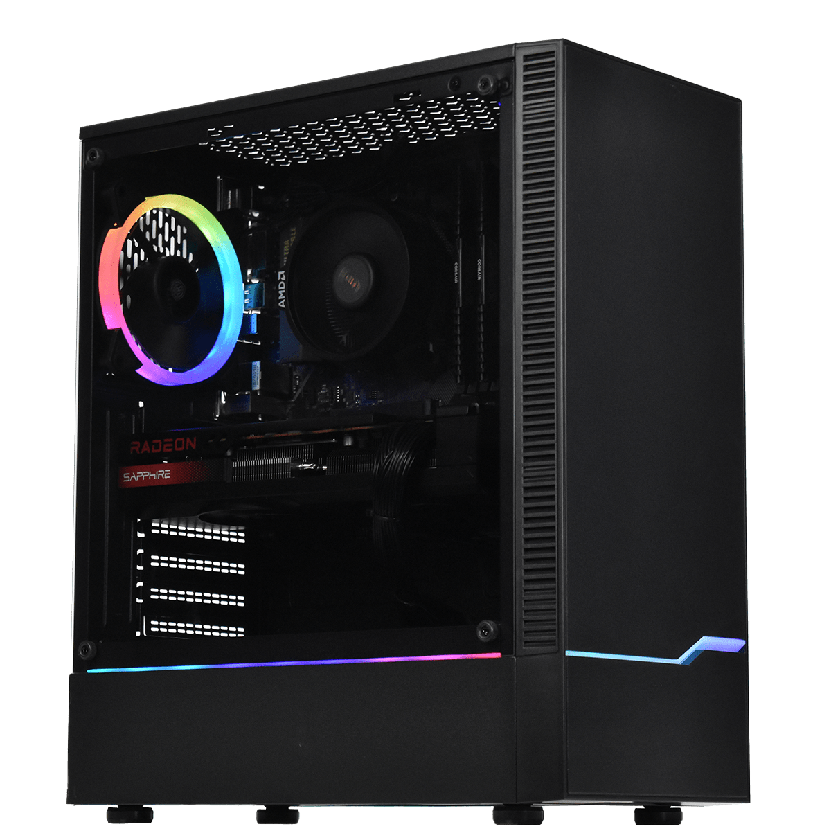 Cybertek PONY - R5-5600X/7800XT/32Go/1To (0125) (PCG-10602426) - Achat / Vente PC Fixe sur Cybertek.fr - 0