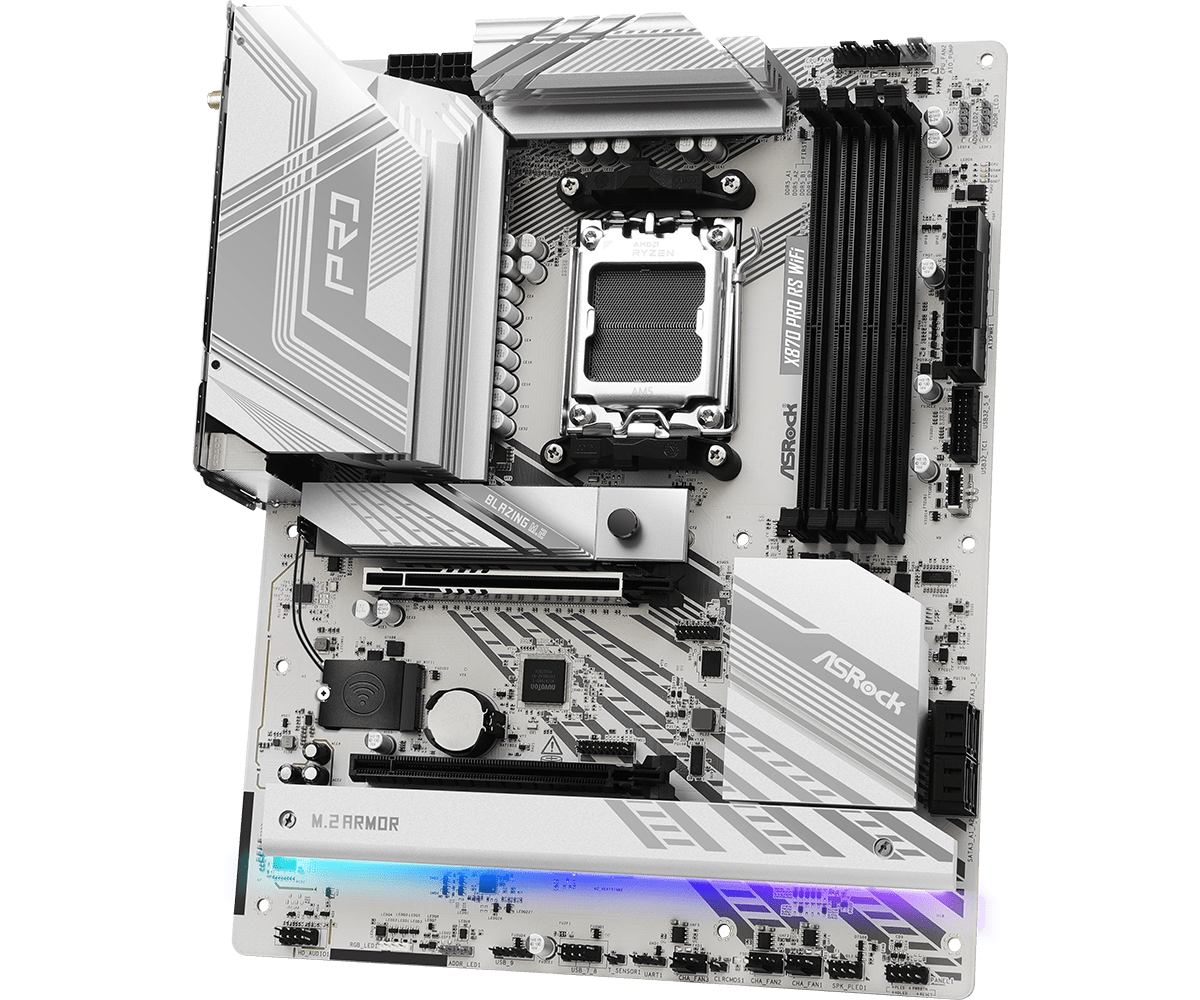 ASRock X870 PRO RS WIFI ATX  - Carte mère ASRock - Cybertek.fr - 4