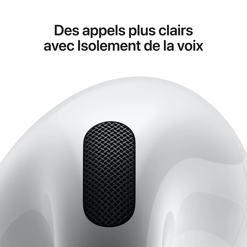 Ecouteur AirPods 4 - Accessoire téléphonie Apple - Cybertek.fr - 4