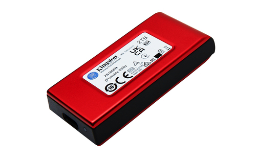 Kingston XS1000 Red USB-C 3.2 2To (SXS1000R/2000G) - Achat / Vente Disque SSD externe sur Cybertek.fr - 3