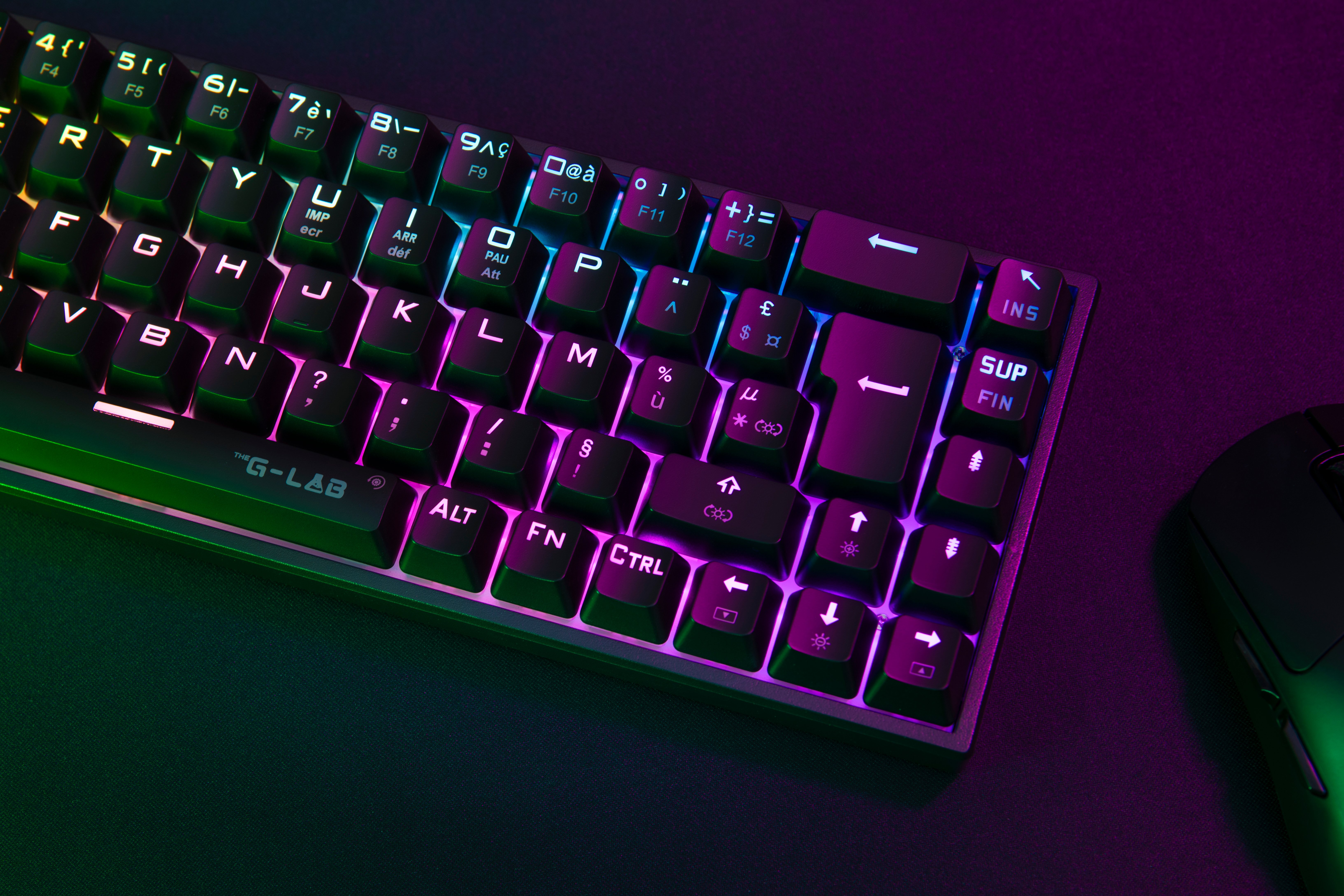 The G-LAB Keys Titanium 65% RGB/Filaire/BT/Noir - Clavier PC - 3