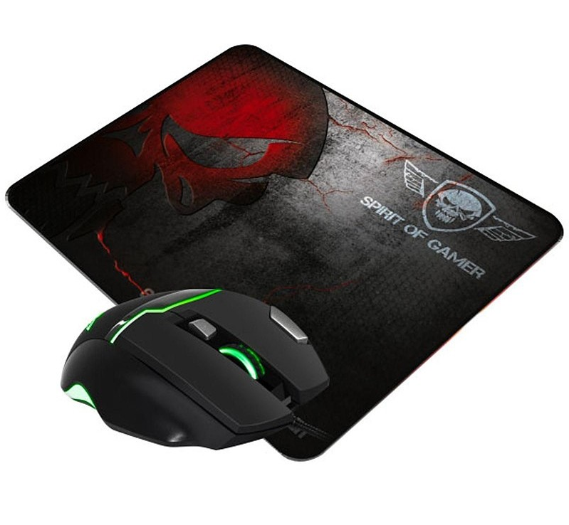 Souris PC Spirit Of Gamer Bundle Souris + Tapis ELITE M10 