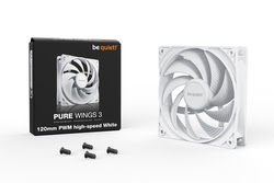 Ventilateur boîtier be quiet! Pure Wings 3 140mm PWM High-Speed Blanc Cybertek