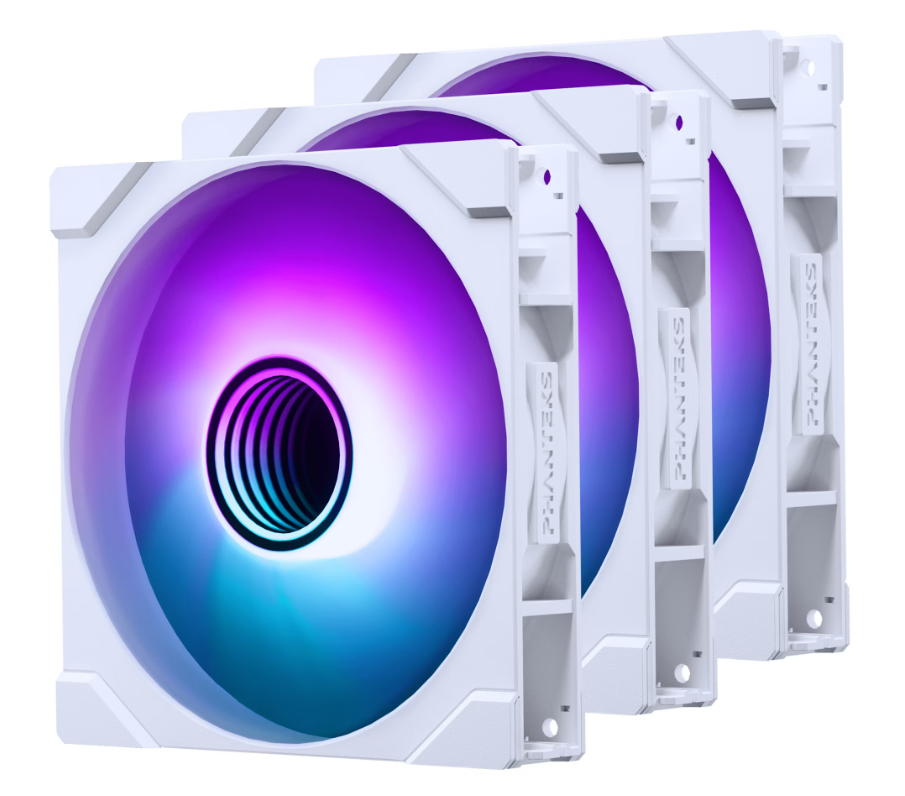 Phanteks M25 Gen2 PWM Blanc (Pack de 3x140mm) D-RGB - Ventilateur boîtier - 0