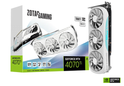 image produit ZOTAC RTX 4070 Ti Trinity OC white - 4070Ti/12G/HDMI/DP Cybertek