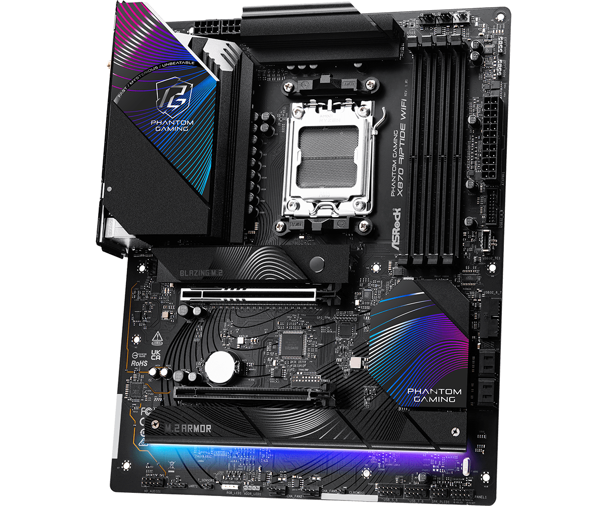 ASRock X870 RIPTIDE WIFI ATX  - Carte mère ASRock - Cybertek.fr - 4