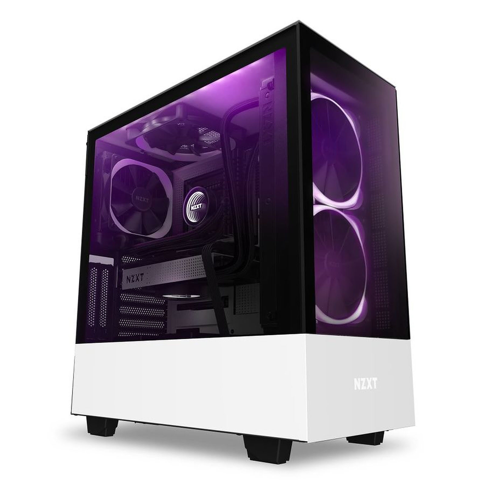 NZXT H510 Elite Noir/Blanc Noir - Boîtier PC NZXT - Cybertek.fr - 0