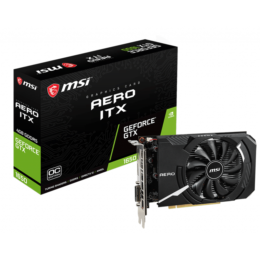 MSI GTX 1650 AERO ITX 4G OC  - Carte graphique MSI - Cybertek.fr - 0