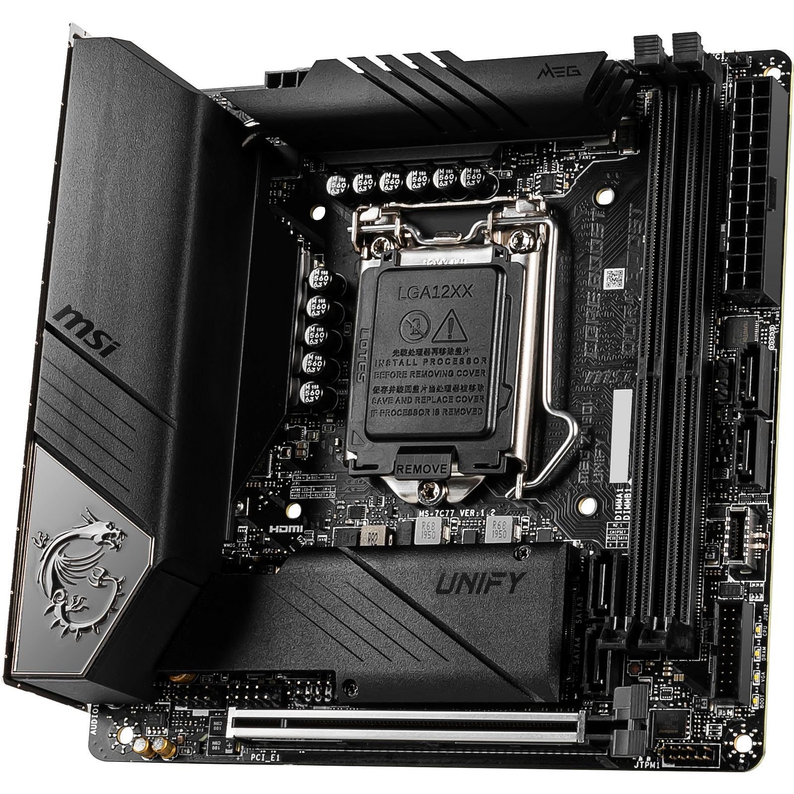 MSI MPG Z490I UNIFY Mini-ITX  - Carte mère MSI - Cybertek.fr - 2