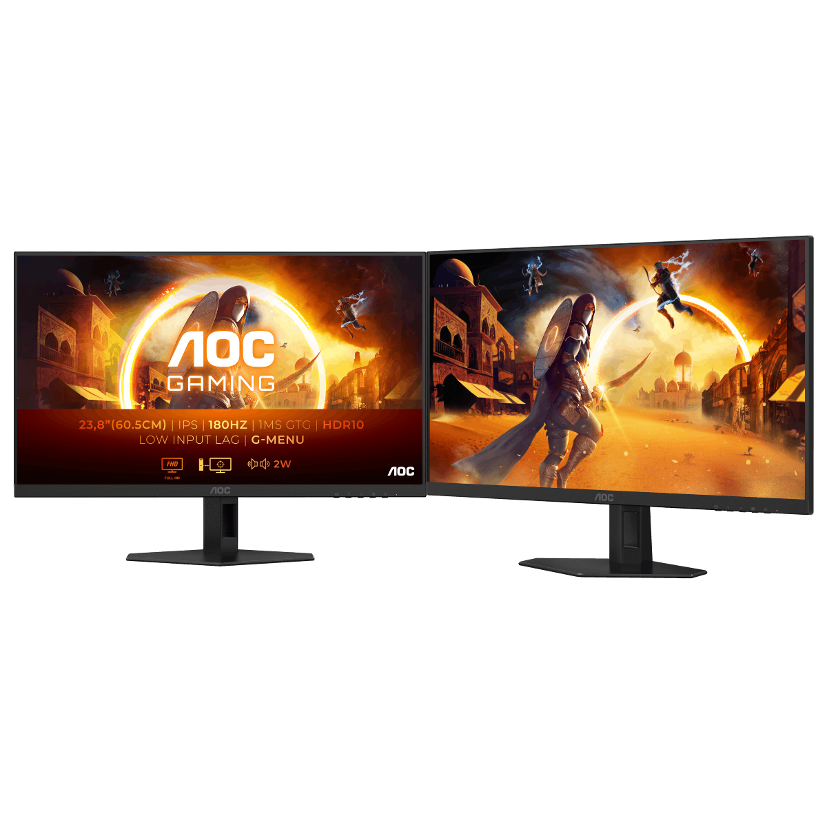 AOC 24"  2x AOC 24G4XE - Ecran PC AOC - Cybertek.fr - 0