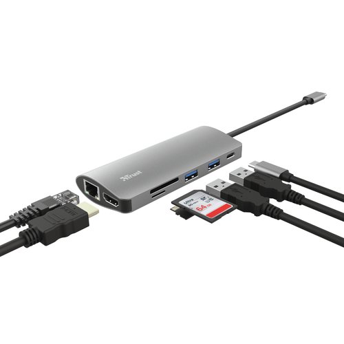 Adaptateur DALYX USB-C  7 en 1 - Accessoire PC portable Trust - 2