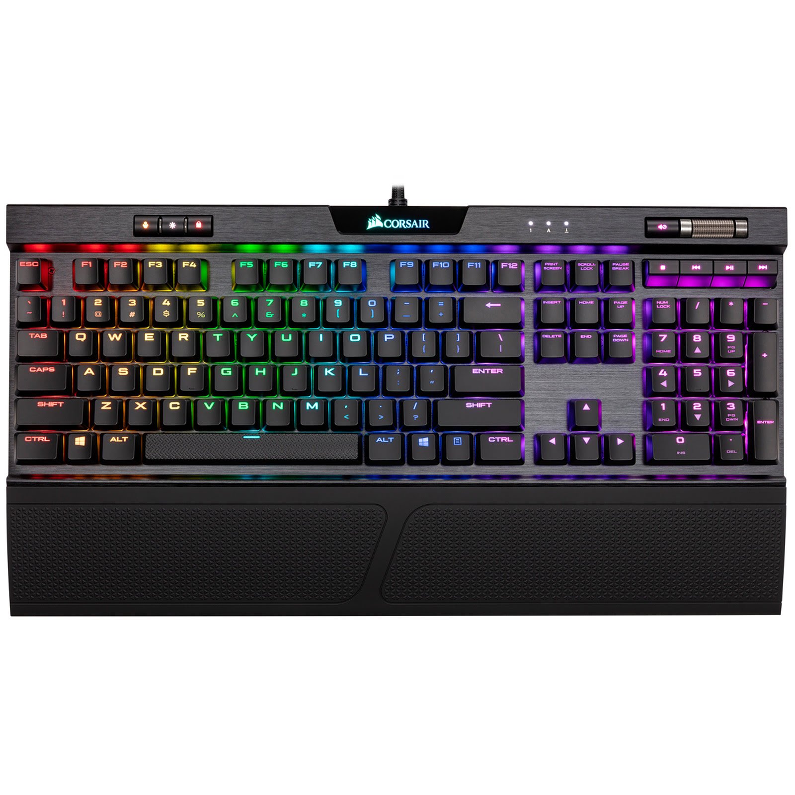 Corsair K70 RGB MK.2 Low Profile MX LP Red CH-9109017-FR - Clavier PC - 0