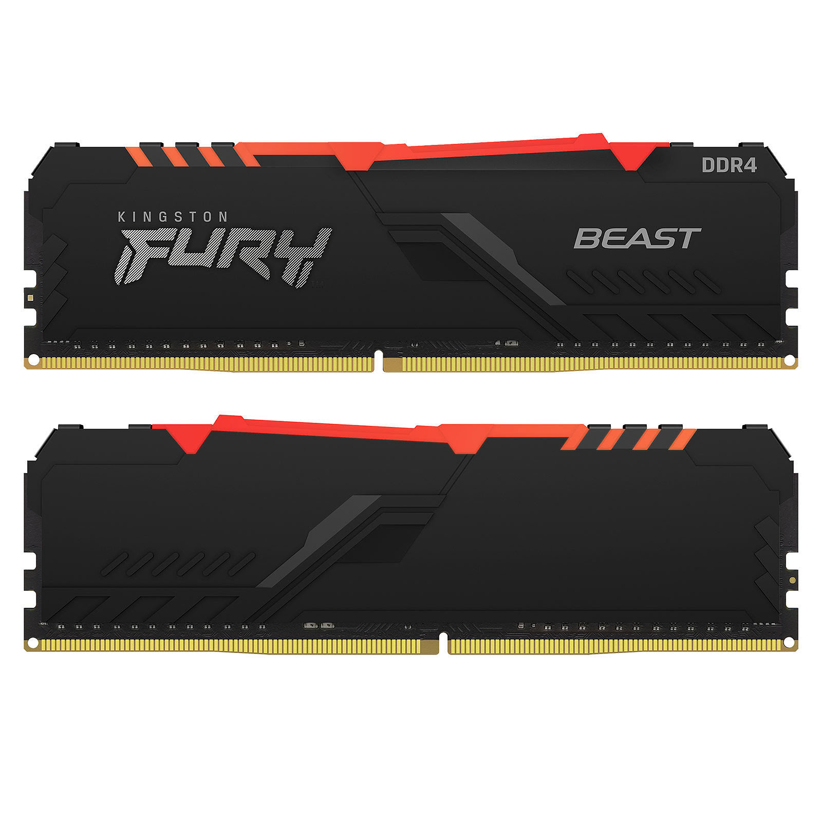 Kingston Fury Beast RGB 16Go (2x8Go) DDR4 3200MHz - Mémoire PC