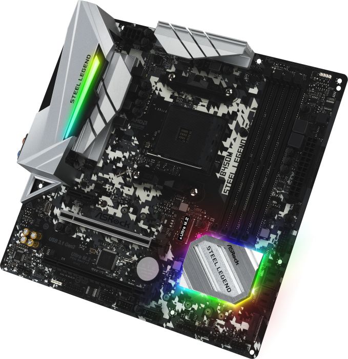 ASRock B450M Steel Legend Specs Micro-ATX  - Carte mère ASRock - 3