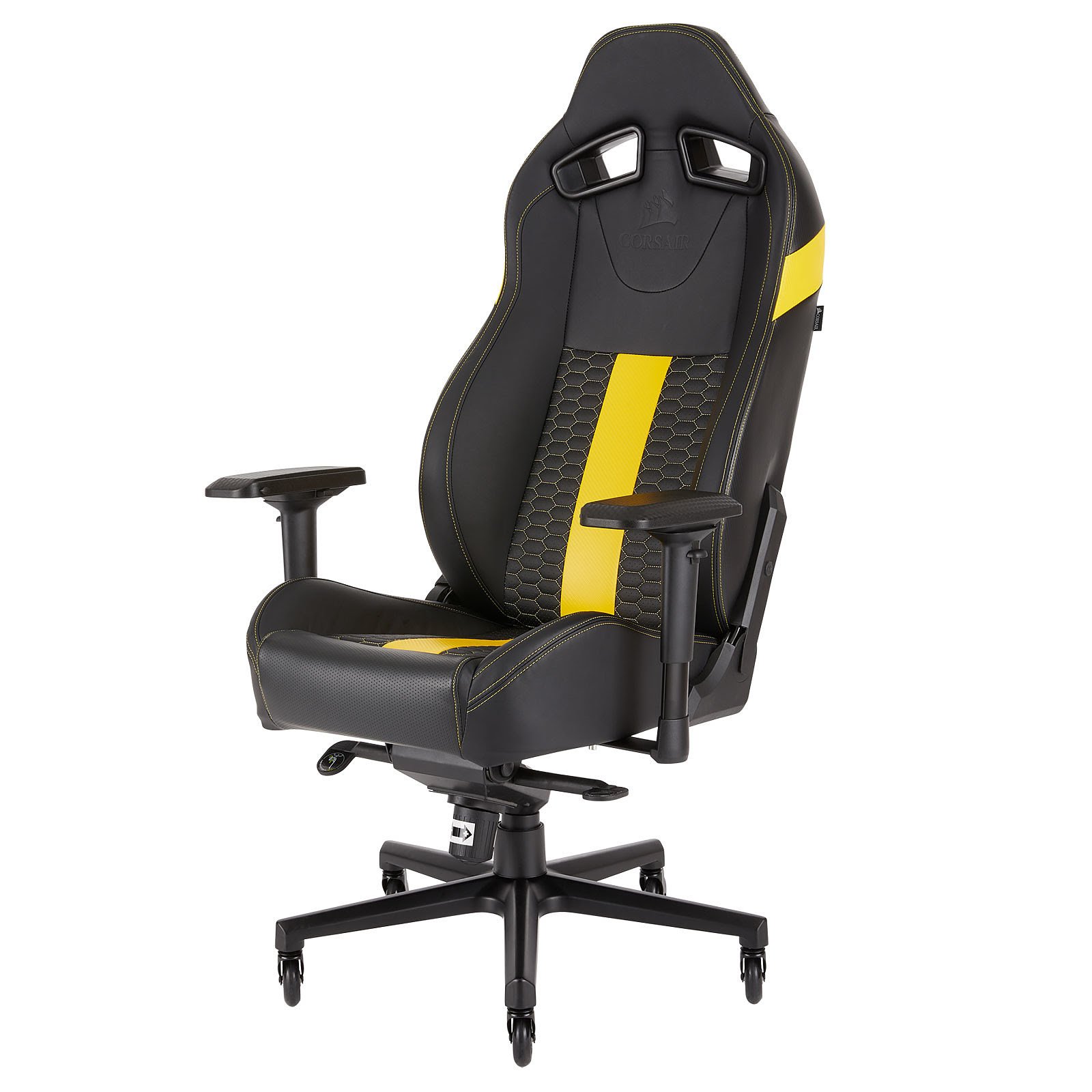  Corsair T2  ROAD WARRIOR Noir Jaune Simili Cuir 4D CF 