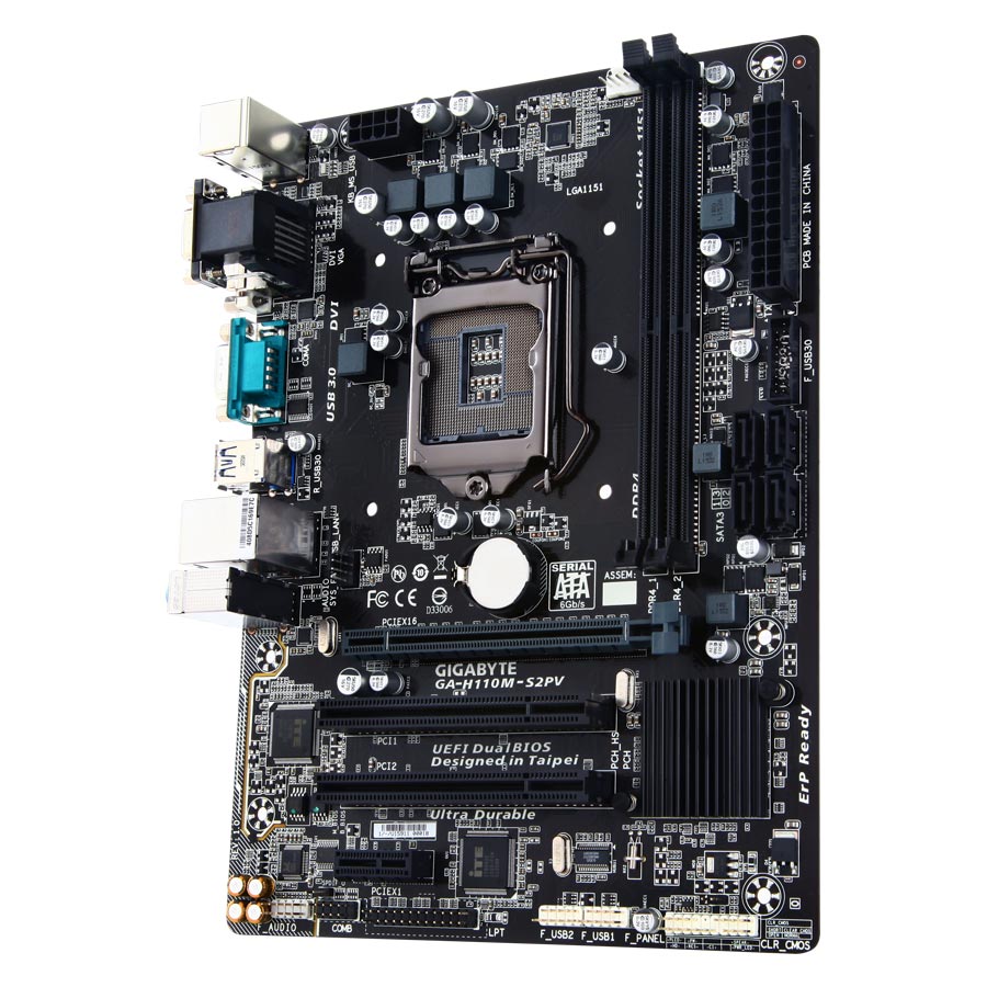 Gigabyte ga h110m s2 подключение