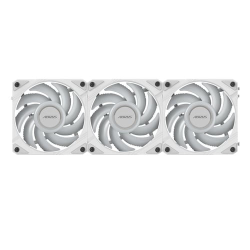 Gigabyte Aorus Ez Chain Fan ICE/Pack 3x120mm/Blanc - Ventilateur boîtier - 3