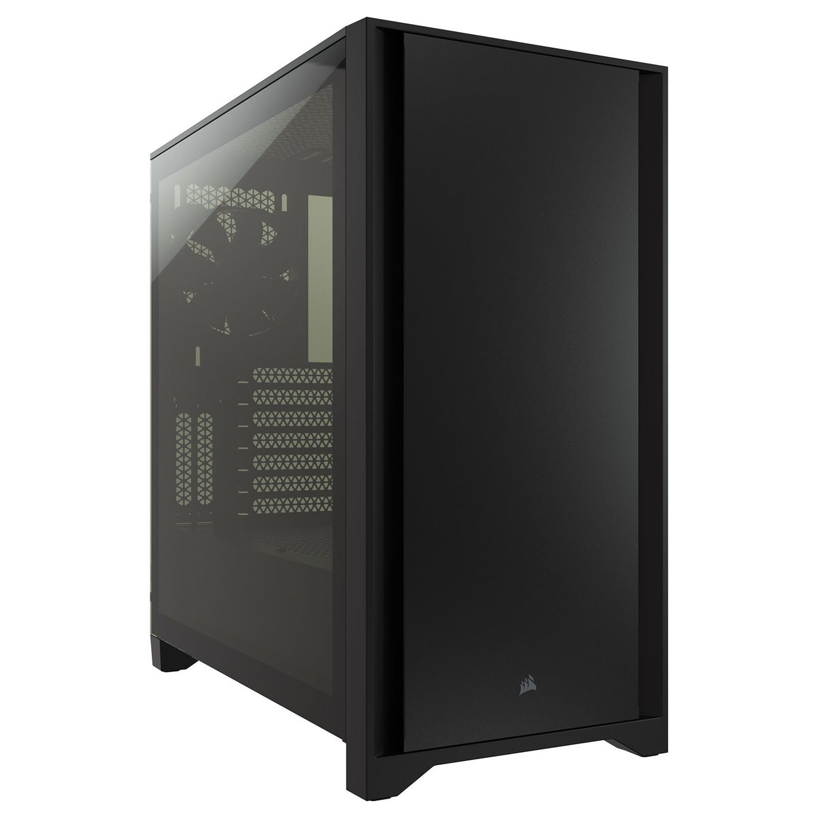 Corsair 4000D Tempered Glass Black Noir - Boîtier PC Corsair - 0