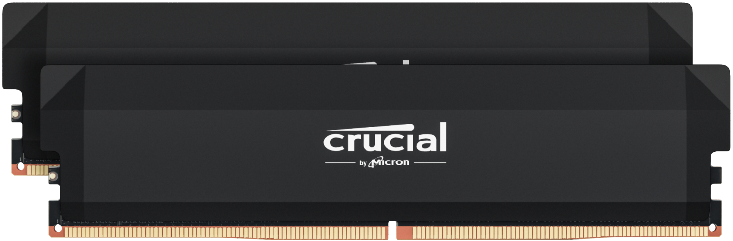 Crucial Pro Overclocking 64G (2x32G) 6000MHz CL40 Noir - Mémoire PC Crucial sur Cybertek.fr - 0