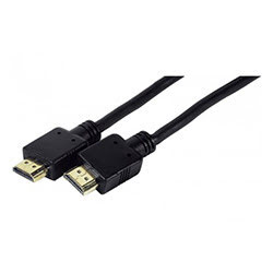 Connectique TV/Hifi/Video  Câble HDMI highspeed + Ethernet mâle/mâle - 3m Cybertek