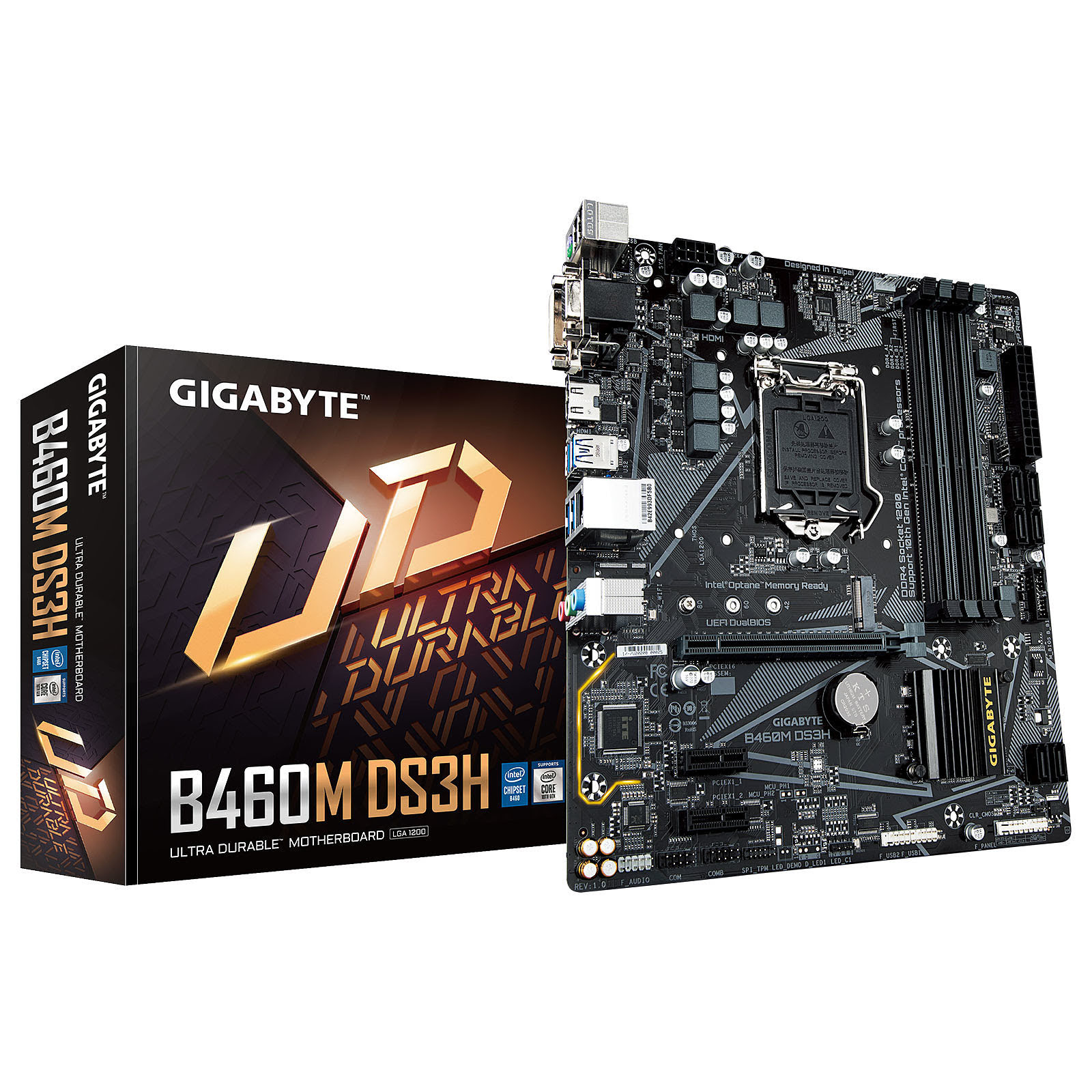 Gigabyte b460m ds3h обзор