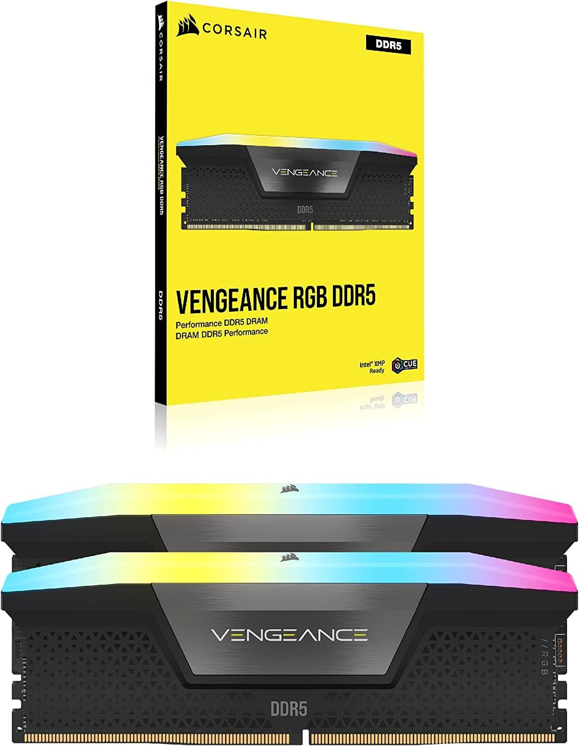 Corsair Vengeance RGB 32Go (2x16Go) DDR5 6400MHz - Mémoire PC Corsair sur Cybertek.fr - 1