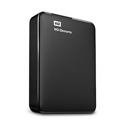 Disque dur externe WD 4To 2.5" USB3 - Elements - WDBU6Y0040BBK Cybertek