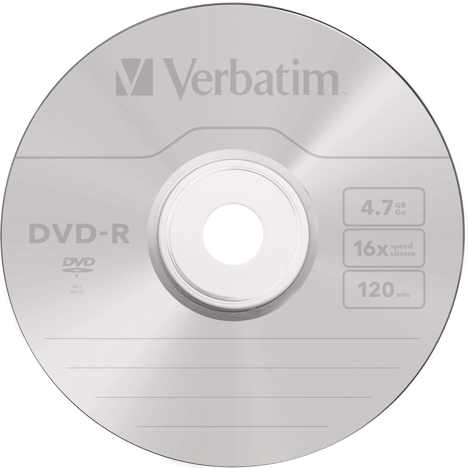 Verbatim Spindle de 50x DVD-R 4,7 Go - 2