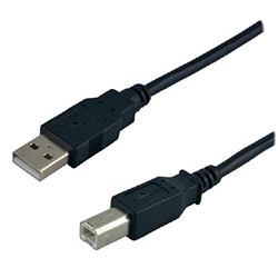 Connectique PC MCL Samar Câble imprimante USB 2.0 AB M/M - 2m Cybertek