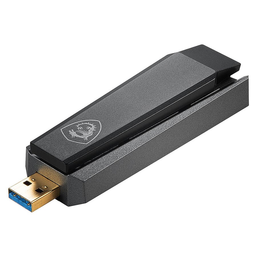 MSI Clé USB WiFi 6 1800 - AX1800 Nano - Carte réseau MSI - 4