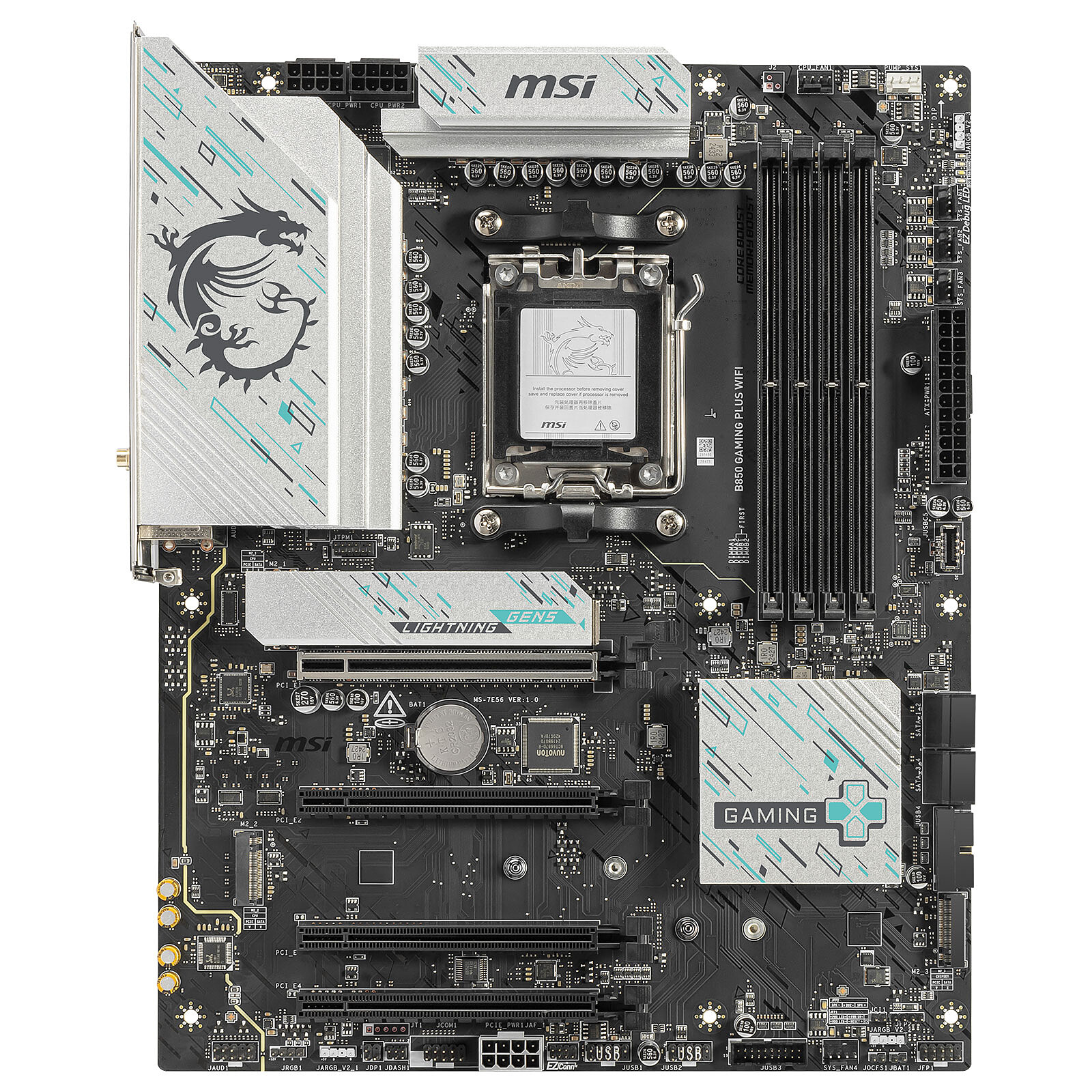 MSI B850 GAMING PLUS WIFI ATX  - Carte mère MSI - Cybertek.fr - 2