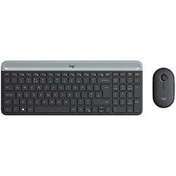 image produit Logitech MK470 Graphite - Slim Wireless Combo Cybertek