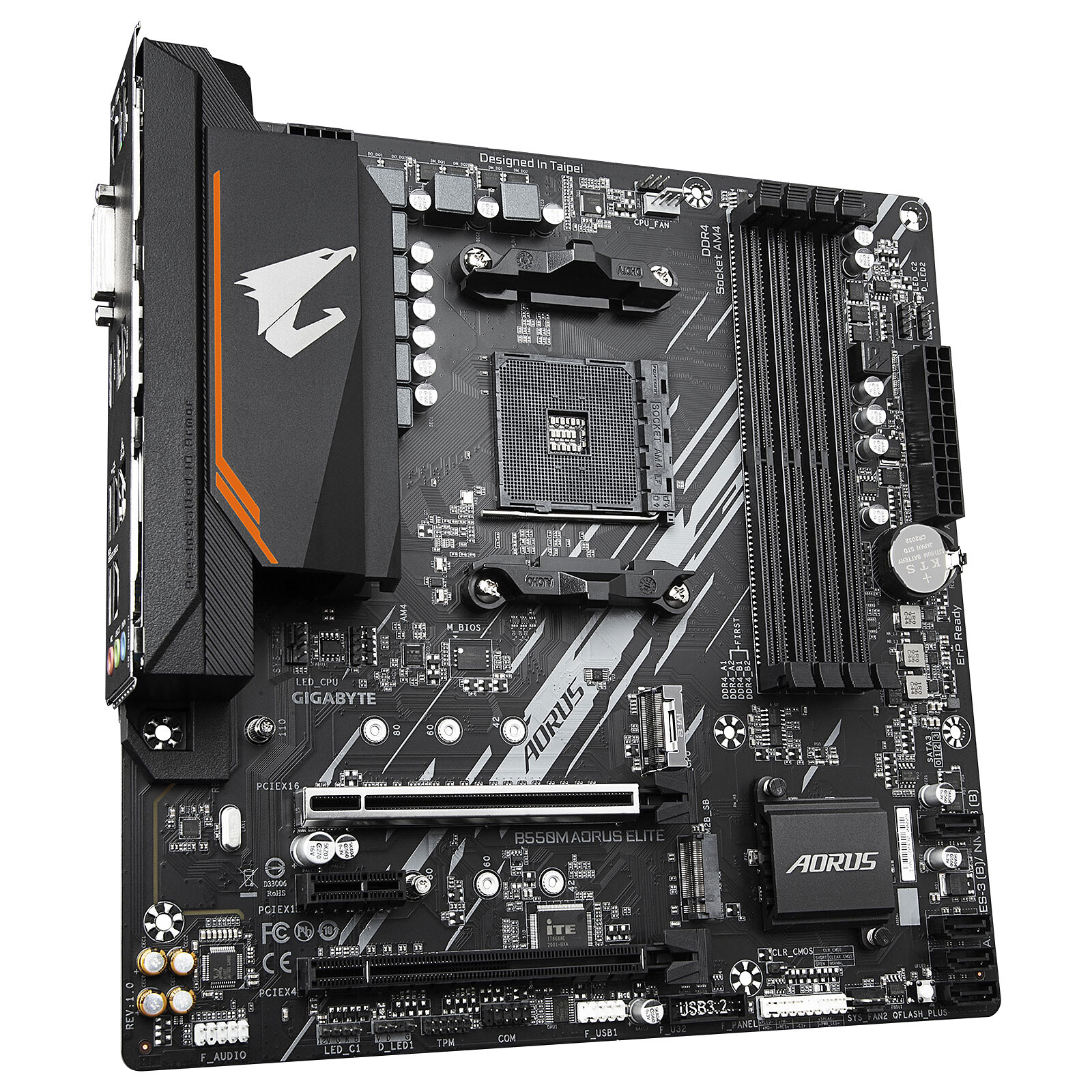 Gigabyte B550M AORUS ELITE Micro-ATX  - Carte mère Gigabyte - 3