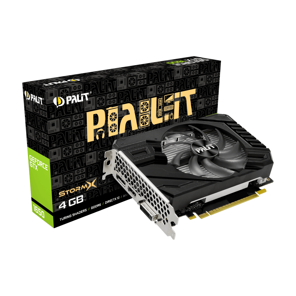 Palit GTX1650 STORMX 4G  - Carte graphique Palit - Cybertek.fr - 0