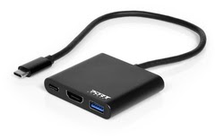 Accessoire PC portable Port Dock mini - USB-C/USB3/HDMI/PD Cybertek