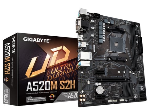 Gigabyte A520M S2H Micro-ATX  - Carte mère Gigabyte - Cybertek.fr - 0