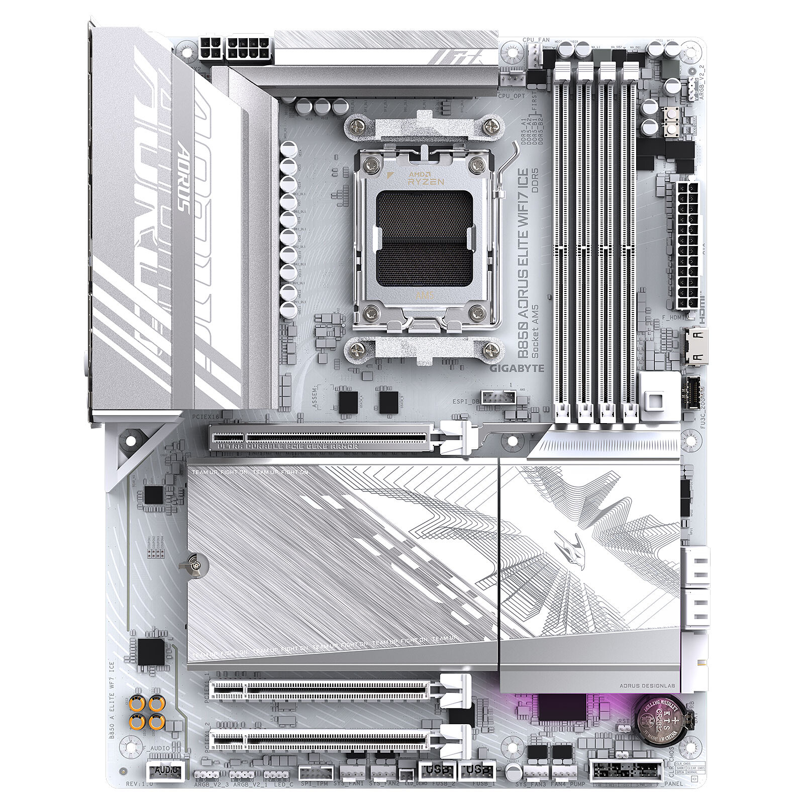 Gigabyte B850 A ELITE WF7 ICE ATX  - Carte mère Gigabyte - 2