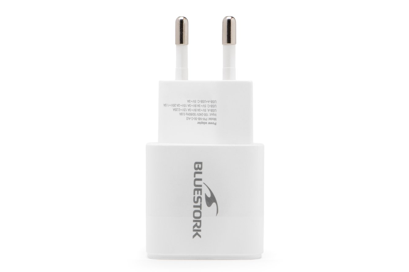 Bluestork Chargeur USB-C PD 3.0 30W v2 (PW-NB-30-C-A/2) - Achat / Vente Accessoire alimentation sur Cybertek.fr - 0