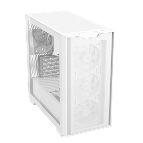 Asus A21 PLUS TG ARGB Blanc Blanc - Boîtier PC Asus - Cybertek.fr - 4