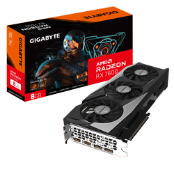 Carte graphique Gigabyte RADEON RX 7600 GAMING OC 8G Cybertek