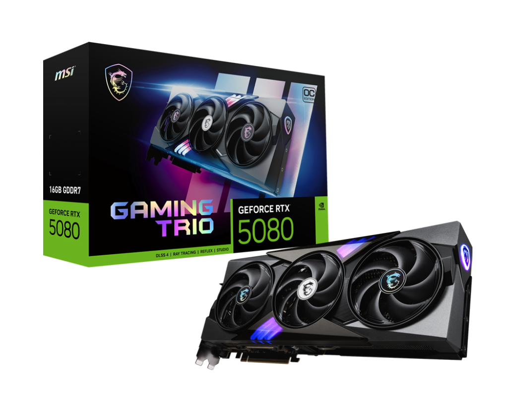 MSI GeForce RTX 5080 16G VANGUARD SOC LAUNCH EDITION - Carte graphique - 0