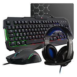 image produit The G-LAB Gaming Combo ARGON-E - Casque/Clavier/Souris/Tapis Cybertek