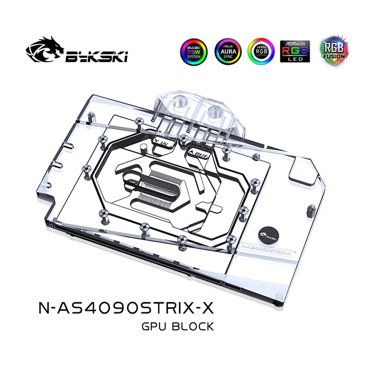 bykski Waterblock GPU pour Asus STRIX / TUF 4090 - Watercooling - 0