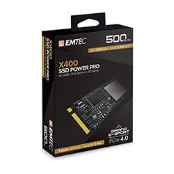 Emtec 500Go M.2 NVMe Gen4 - ECSSD500GX400 #