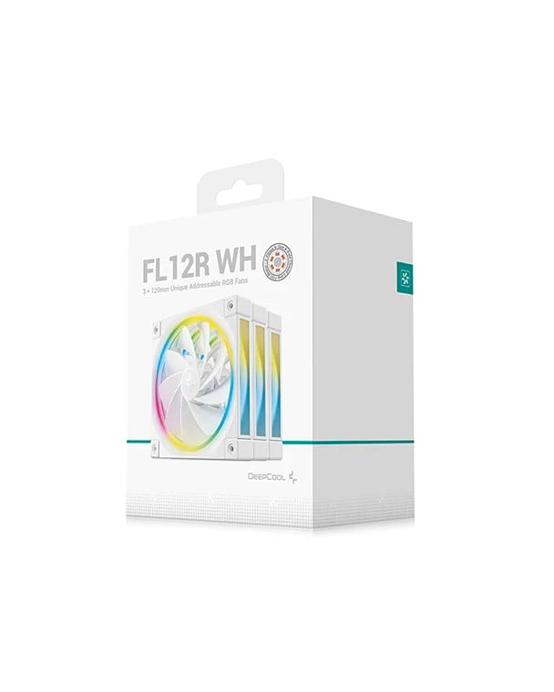 Deepcool FL12R 3IN1/120mm/PWM ARGB/Blanc - Ventilateur boîtier - 3