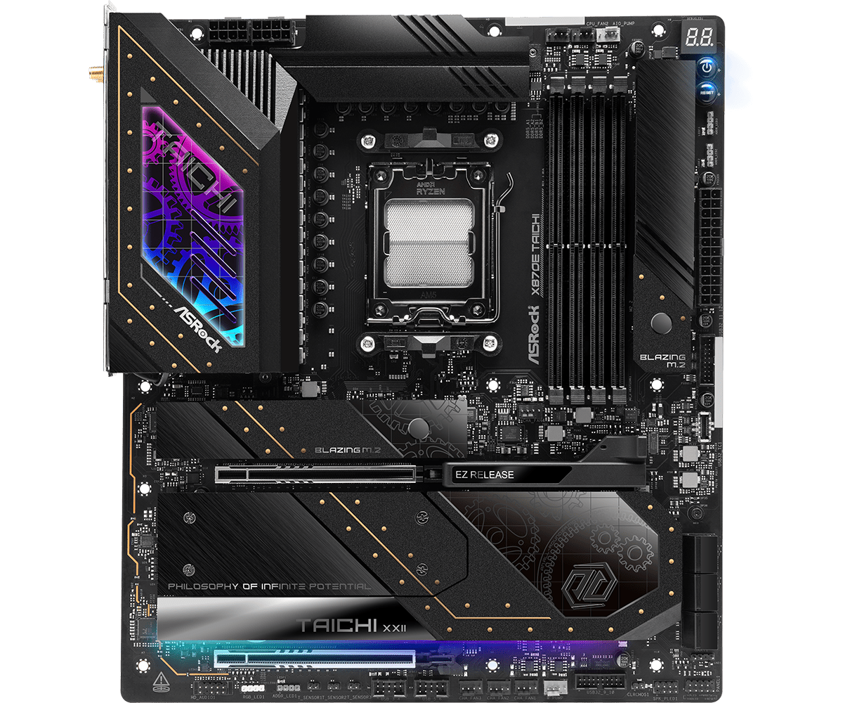 ASRock X870E TAICHI ATX  - Carte mère ASRock - Cybertek.fr - 2