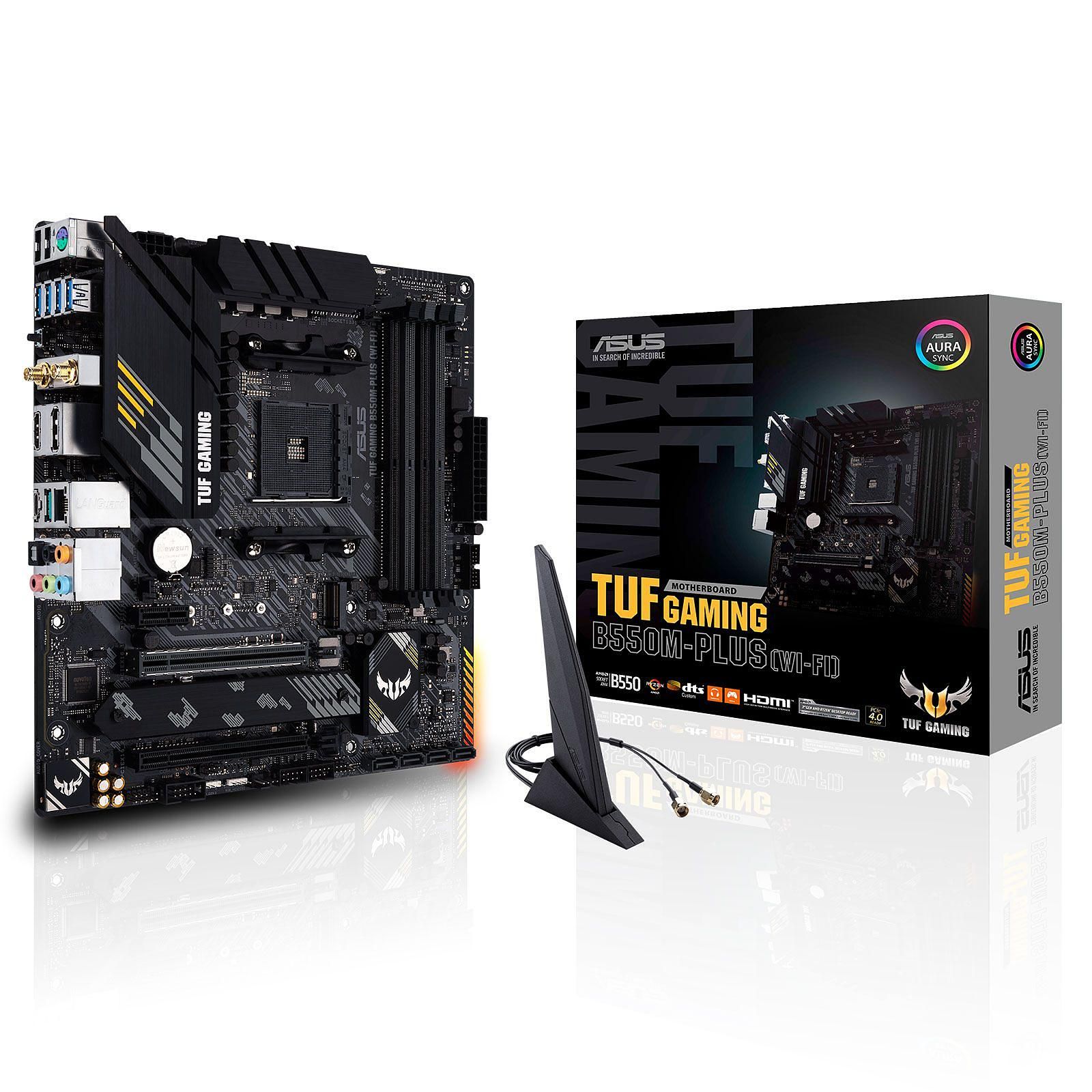 Asus TUF GAMING B550M-PLUS (WI-FI) Micro-ATX  - Carte mère Asus - 0