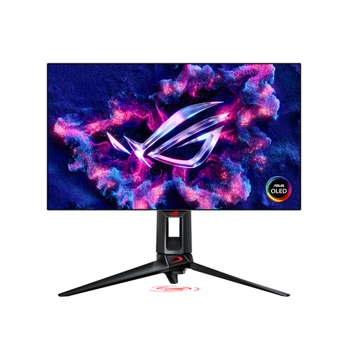 image produit Asus ROG Swift PG27AQDP - 26.5" OLED QHD 480Hz 0.03ms HDR10 G-SYNC Compatible Cybertek